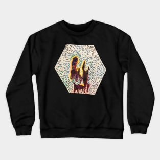 Colorful Space Nebula Crewneck Sweatshirt